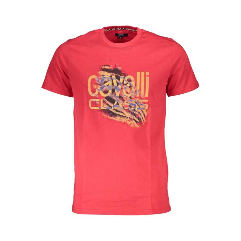 CAVALLI CLASS T-SHIRT SHORT SLEEVE MAN RED