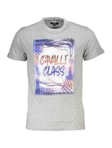 CAVALLI CLASS T-SHIRT MANICHE CORTE UOMO GRIGIO