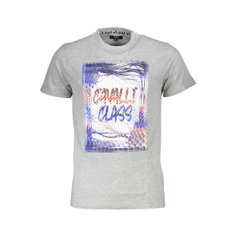 CAVALLI CLASS T-SHIRT SHORT SLEEVE MAN GRAY