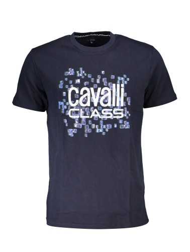 CAVALLI CLASS T-SHIRT MANICHE CORTE UOMO BLU