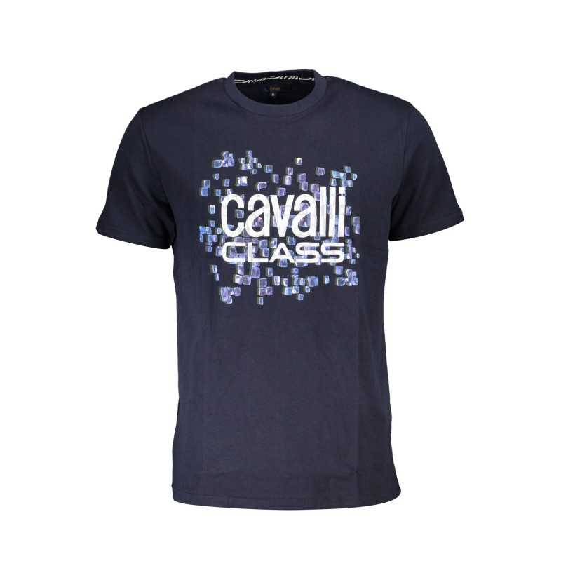 CAVALLI CLASS T-SHIRT MANICHE CORTE UOMO BLU