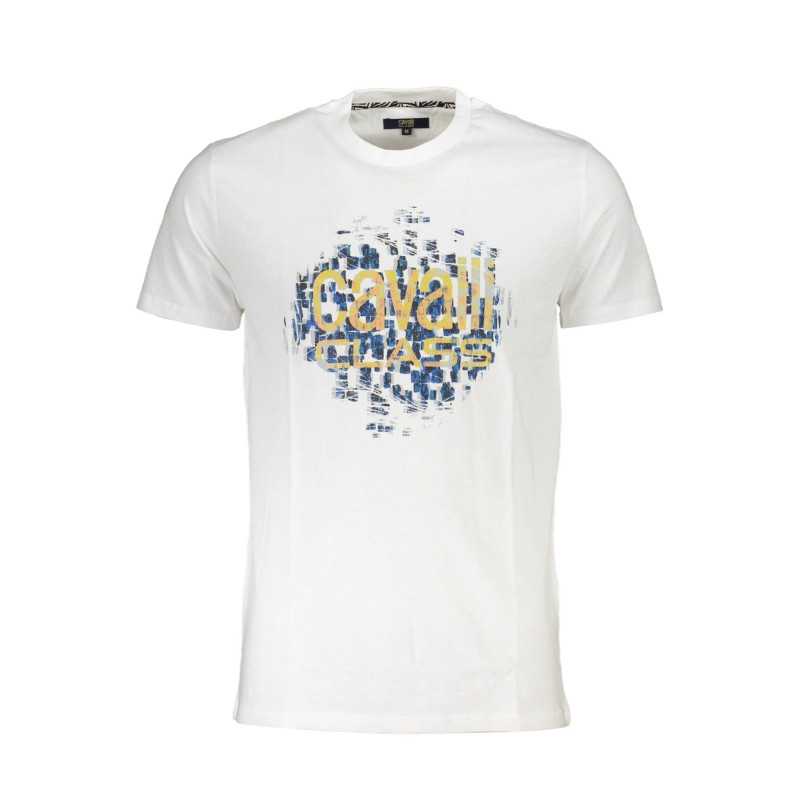 CAVALLI CLASS T-SHIRT MANICHE CORTE UOMO BIANCO