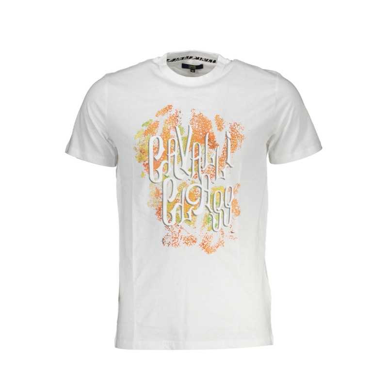 CAVALLI CLASS T-SHIRT MANICHE CORTE UOMO BIANCO