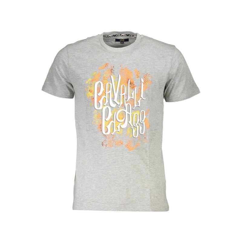 CAVALLI CLASS T-SHIRT SHORT SLEEVE MAN GRAY