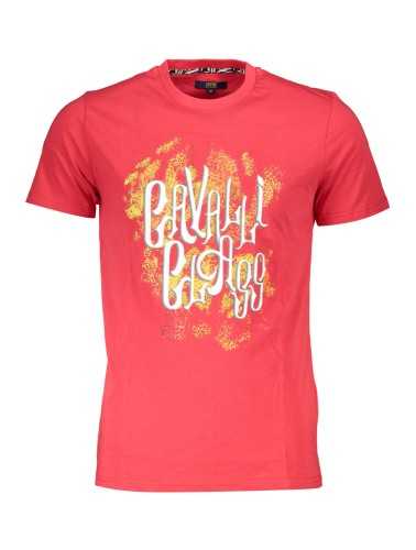 CAVALLI CLASS T-SHIRT MANICHE CORTE UOMO ROSSO