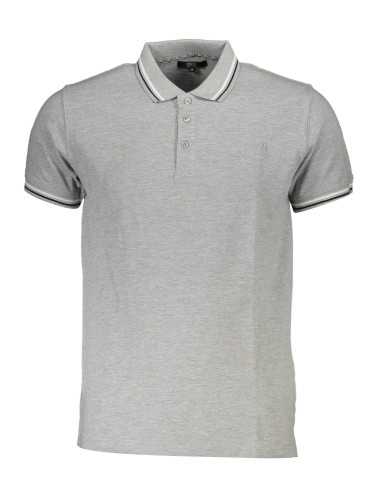 CAVALLI CLASS POLO SHORT SLEEVE MAN GRAY