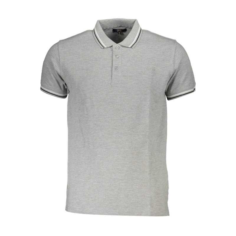 CAVALLI CLASS POLO SHORT SLEEVE MAN GRAY