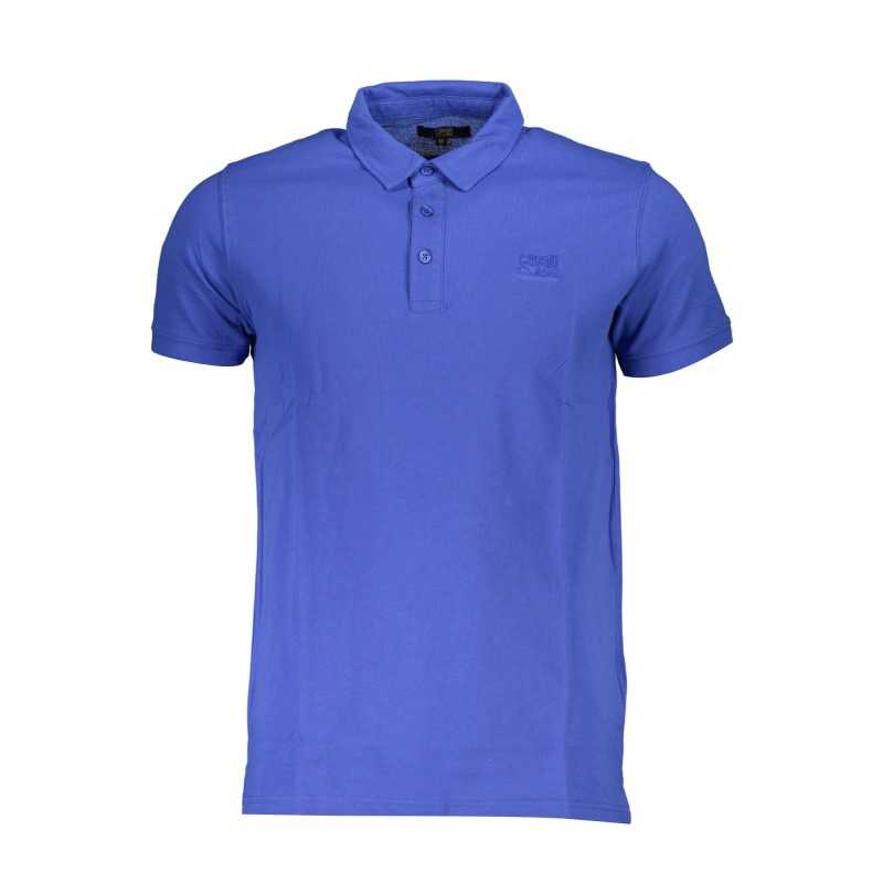 CAVALLI CLASS POLO SHORT SLEEVE MAN BLUE