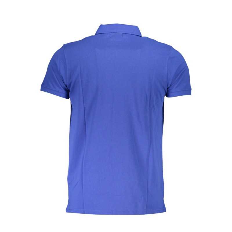 CAVALLI CLASS POLO SHORT SLEEVE MAN BLUE