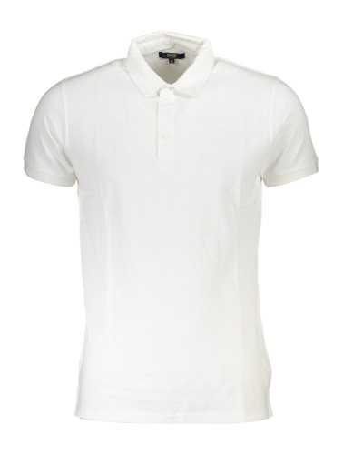 CAVALLI CLASS POLO SHORT SLEEVE MAN WHITE