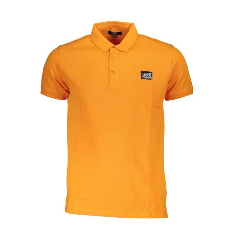 CAVALLI CLASS POLO MANICHE CORTE UOMO ARANCIO