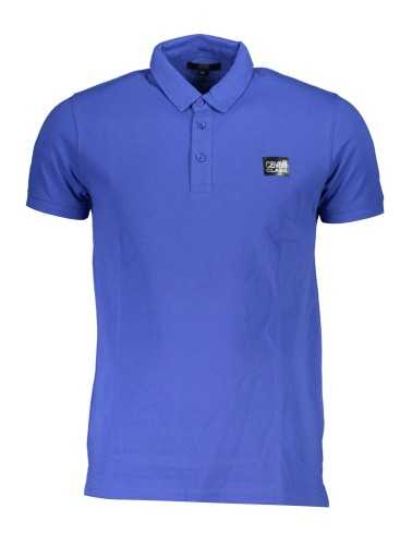 CAVALLI CLASS POLO SHORT SLEEVE MAN BLUE