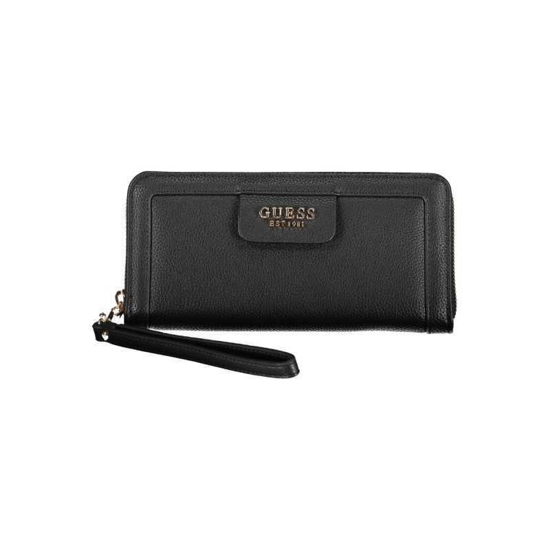 GUESS JEANS WOMEN'S WALLET BLACK