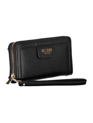 GUESS JEANS WOMEN'S WALLET BLACK