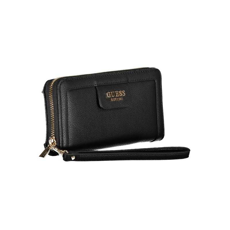 GUESS JEANS WOMEN'S WALLET BLACK