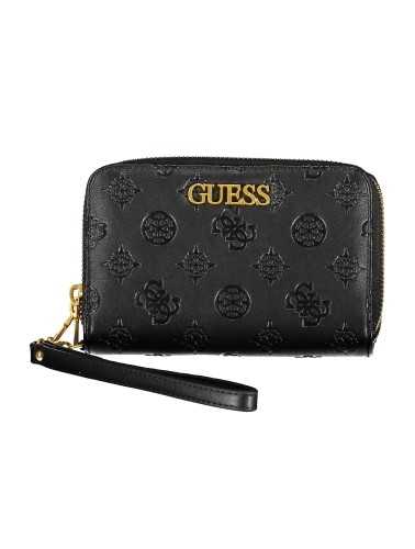 GUESS JEANS WOMEN'S WALLET BLACK