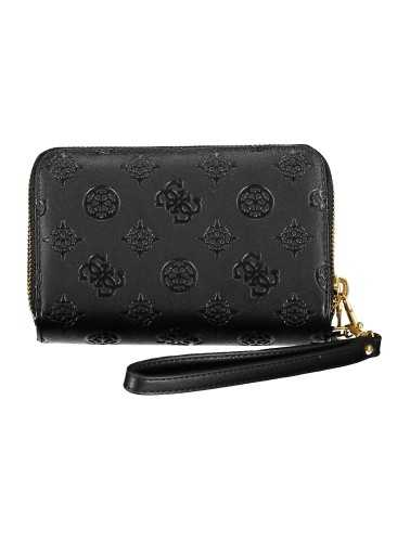 GUESS JEANS WOMEN'S WALLET BLACK