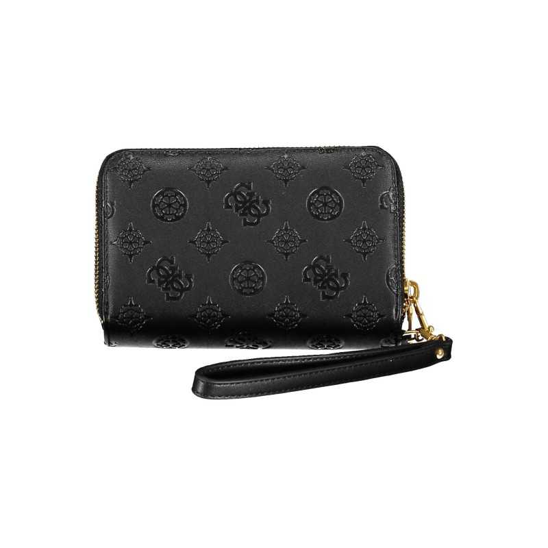 GUESS JEANS WOMEN'S WALLET BLACK