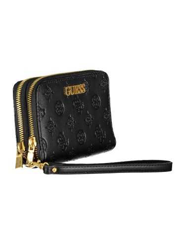 GUESS JEANS WOMEN'S WALLET BLACK