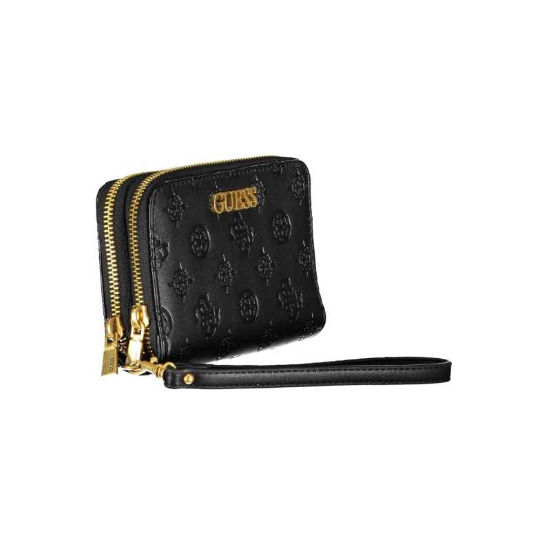 GUESS JEANS WOMEN'S WALLET BLACK