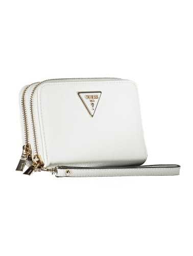 GUESS JEANS WOMEN'S WALLET WHITE