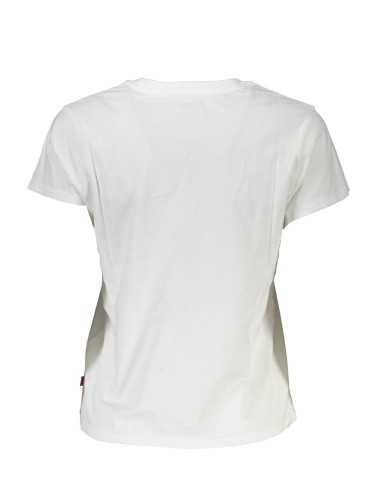 LEVI'S WHITE WOMEN'S SHORT SLEEVE T-SHIRT