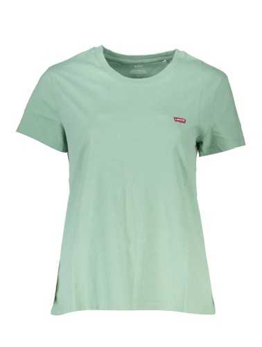 LEVI'S T-SHIRT MANICHE CORTE DONNA VERDE