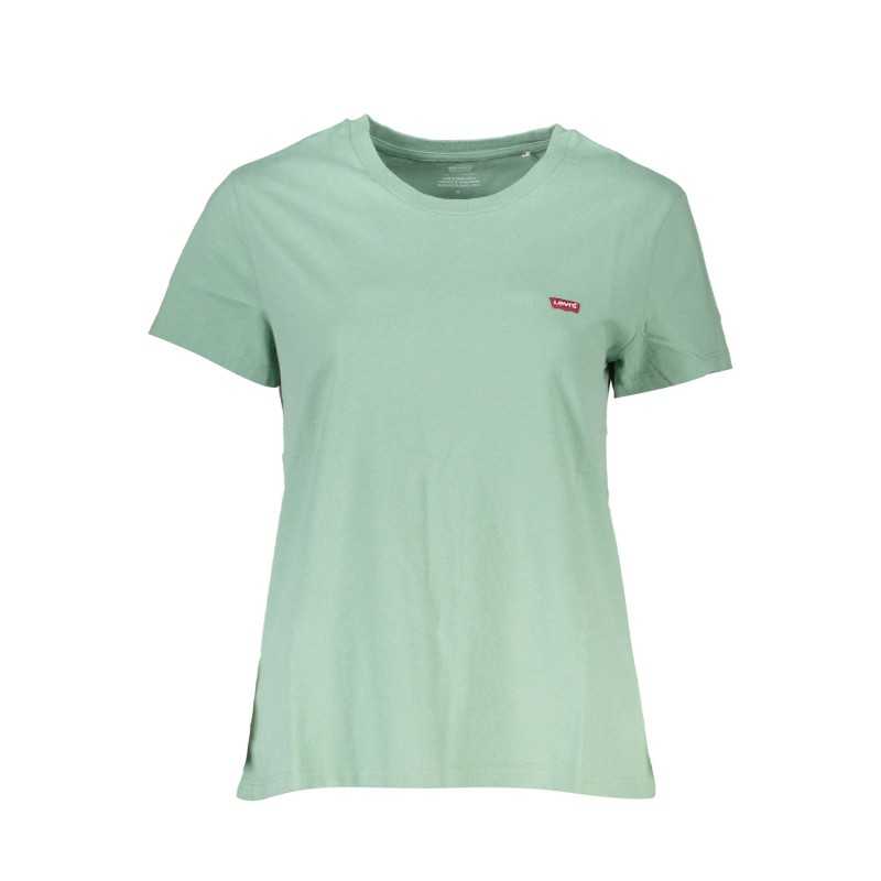 LEVI'S T-SHIRT MANICHE CORTE DONNA VERDE