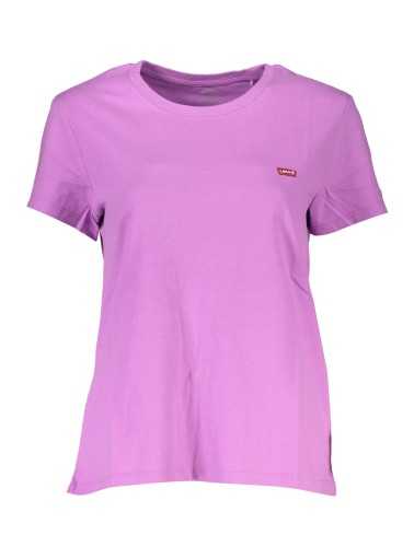 LEVI'S PURPLE WOMAN SHORT SLEEVE T-SHIRT