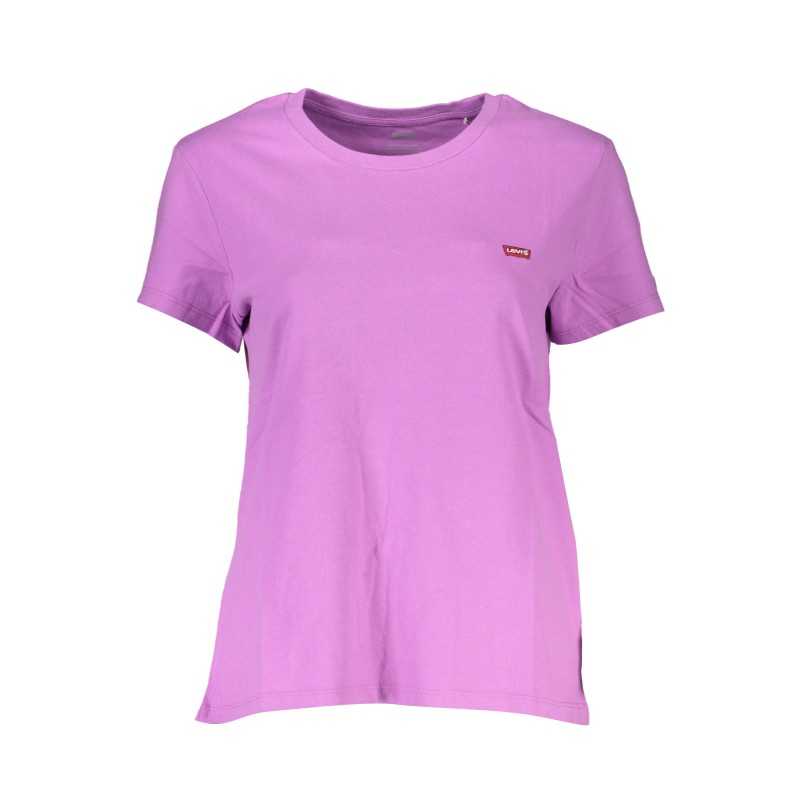 LEVI'S T-SHIRT MANICHE CORTE DONNA VIOLA