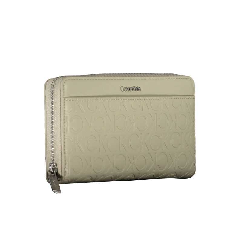 CALVIN KLEIN BEIGE WALLET FOR WOMEN