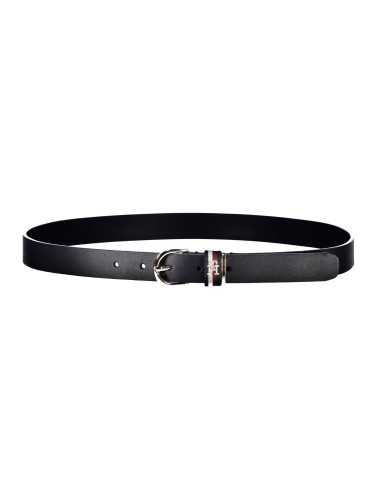 TOMMY HILFIGER LEATHER BELT WOMAN BLUE