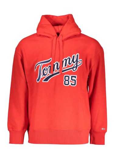 TOMMY HILFIGER FELPA SENZA ZIP UOMO ROSSO