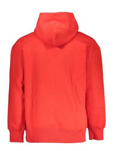 TOMMY HILFIGER FELPA SENZA ZIP UOMO ROSSO