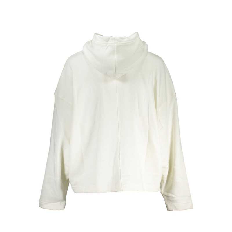 CALVIN KLEIN WOMEN'S SWEATSHIRT WITHOUT ZIP WHITE