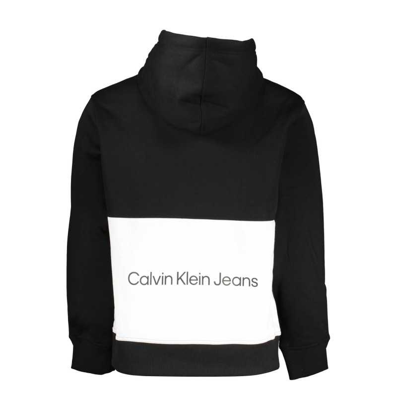 CALVIN KLEIN FELPA SENZA ZIP UOMO NERO