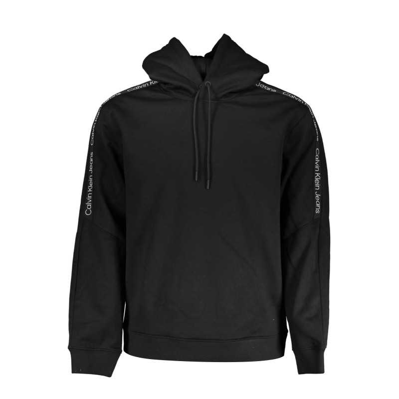 CALVIN KLEIN FELPA SENZA ZIP UOMO NERO