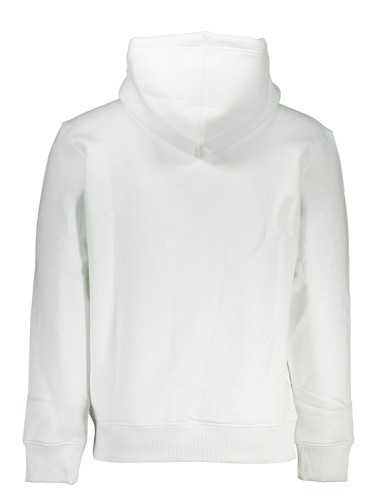 CALVIN KLEIN WHITE MEN'S SWEATSHIRT WITHOUT ZIP