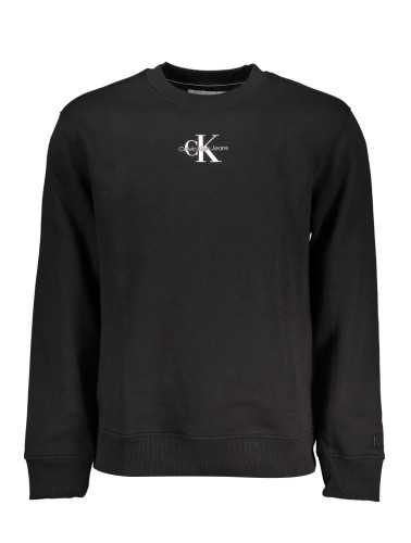 CALVIN KLEIN SWEATSHIRT WITHOUT ZIP BLACK MAN