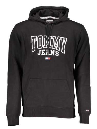 TOMMY HILFIGER FELPA SENZA ZIP UOMO NERO