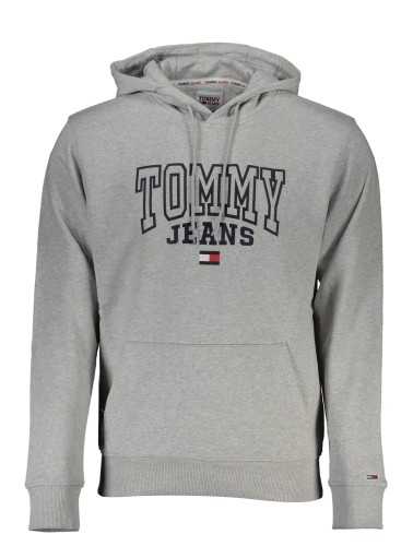 TOMMY HILFIGER MAN GRAY SWEATSHIRT WITHOUT ZIP