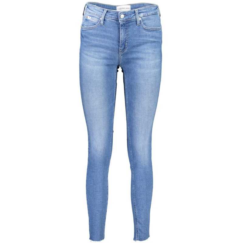 CALVIN KLEIN JEANS DENIM DONNA AZZURRO