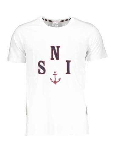 SCUOLA NAUTICA T-SHIRT MANICHE CORTE UOMO BIANCO