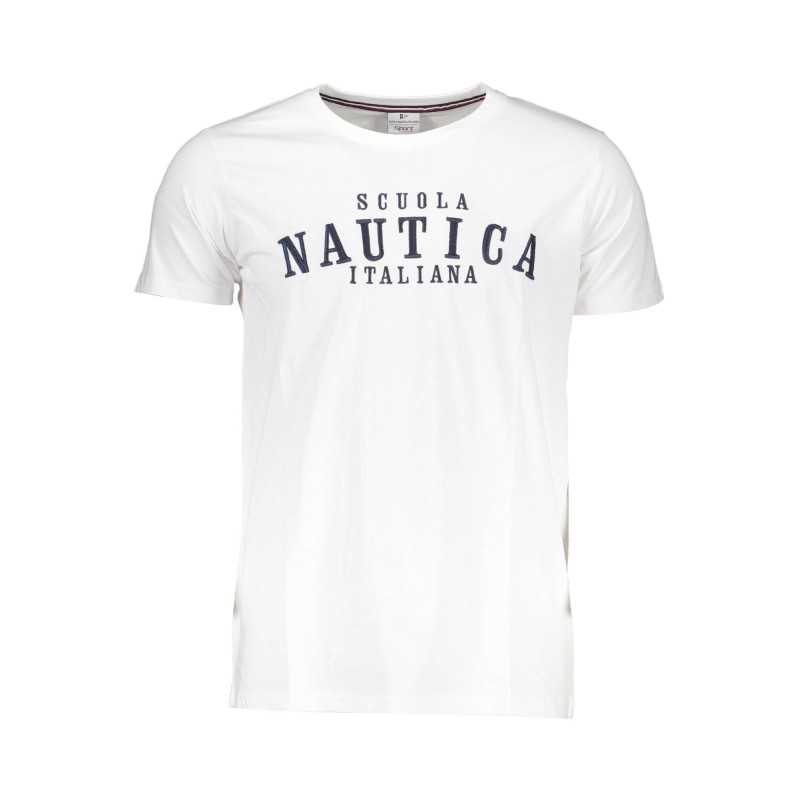 SCUOLA NAUTICA T-SHIRT MANICHE CORTE UOMO BIANCO