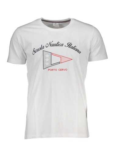 SCUOLA NAUTICA T-SHIRT MANICHE CORTE UOMO BIANCO