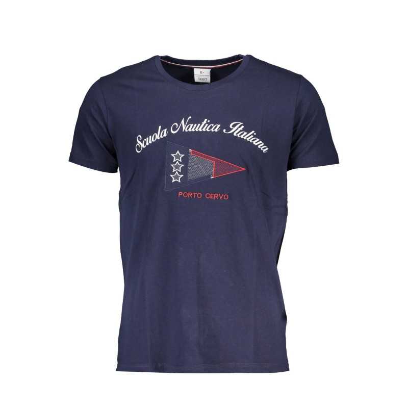 SCUOLA NAUTICA T-SHIRT MANICHE CORTE UOMO BLU