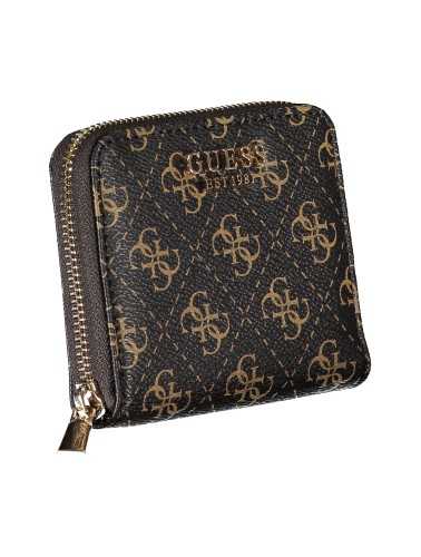 GUESS JEANS WOMEN'S WALLET BROWN