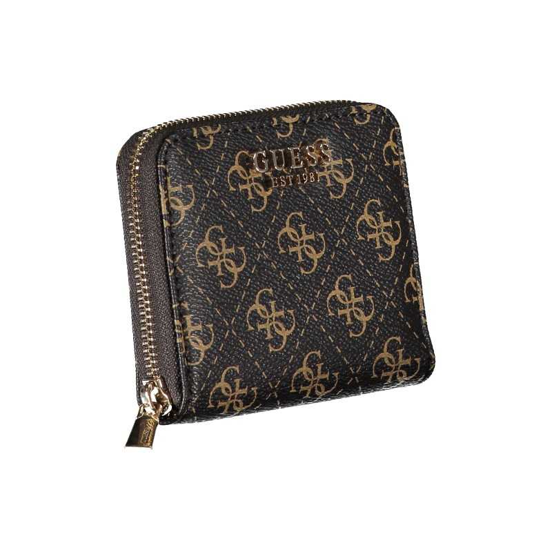 GUESS JEANS WOMEN'S WALLET BROWN