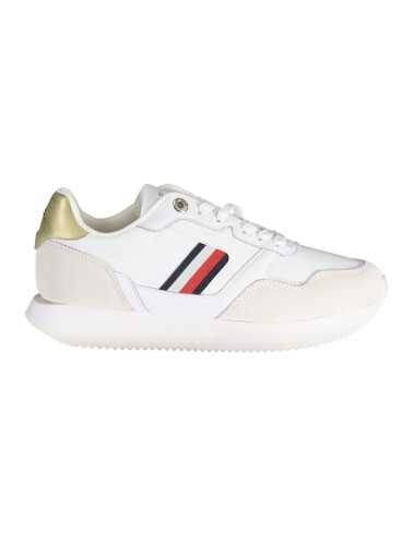 TOMMY HILFIGER WHITE WOMEN'S SPORTS SHOES