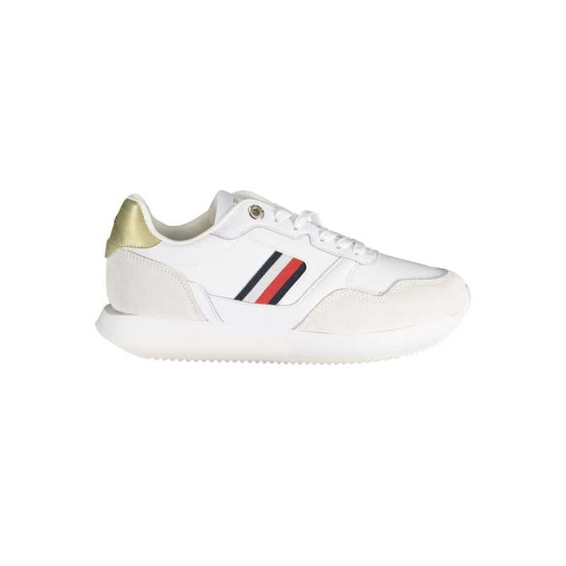 TOMMY HILFIGER WHITE WOMEN'S SPORTS SHOES